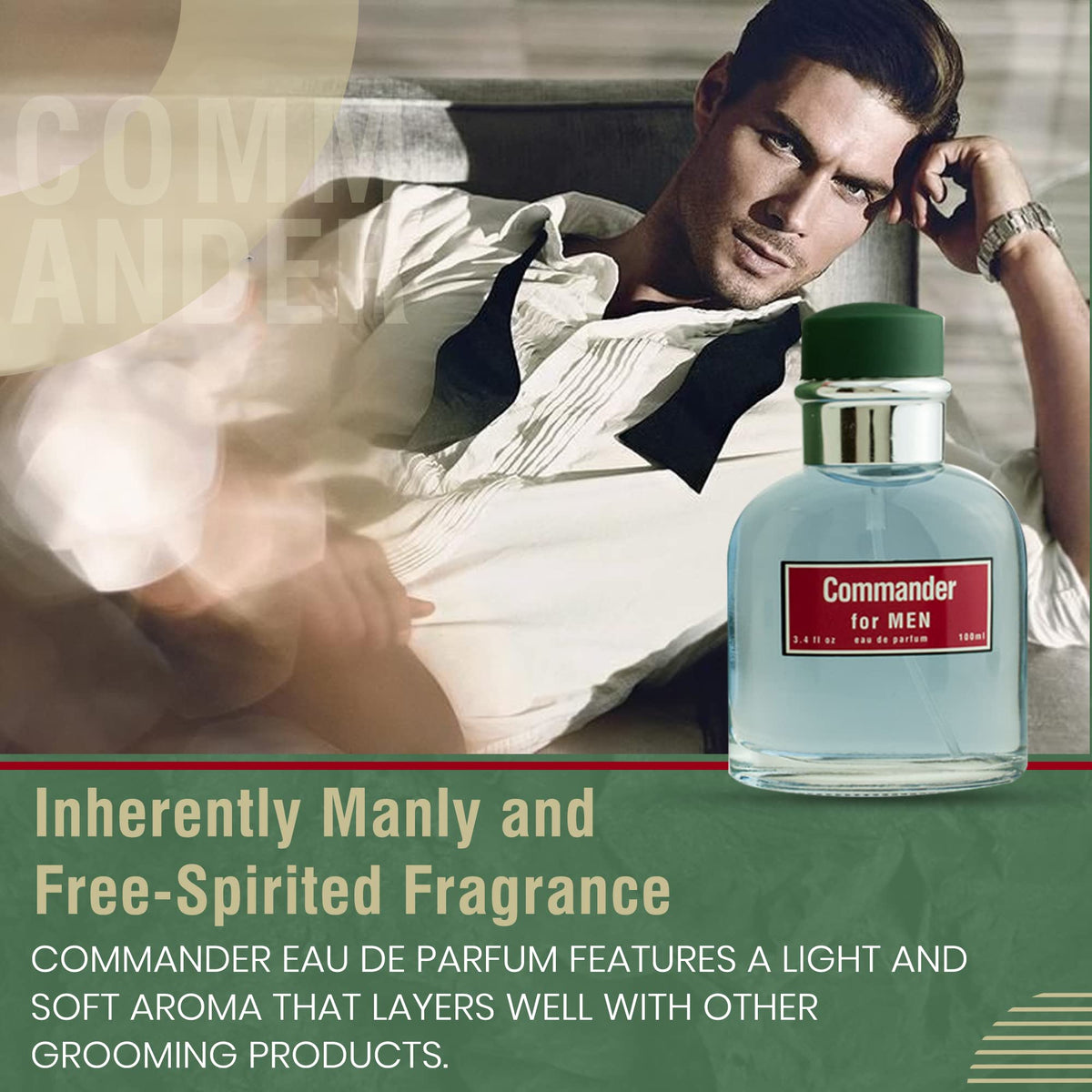 Sandora Fragrances Perfume for Men - INSPIRED by A WORLD RENOWNED MEN’S PERFUME - Apple, Bergamot, Cinnamon, Lemon - Fresh, Sexy, Bold, Long-Lasting Beauty & Personal Care Sandora Fragrances