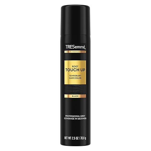 TRESemmé Root Touch-Up Temporary Black Hair Hair Color Touch-Up Spray, Ammonia-free, Peroxide-free Root Cover-Up Spray 2.5 oz Beauty & Personal Care TRESemmé