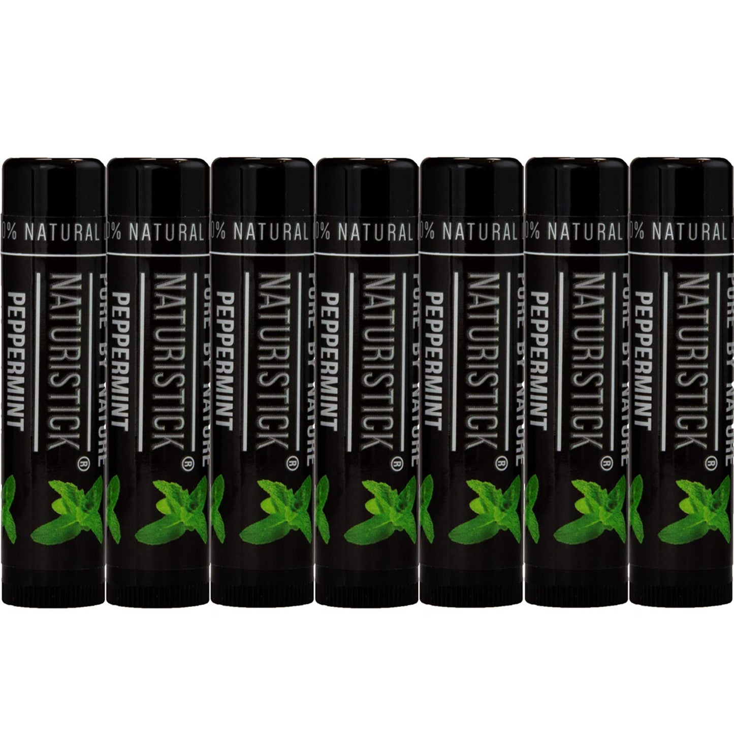 7-Pack Premium Beeswax Lip Balm by Naturistick | Chemical-Free, 100% Natural Chapstick for Dry, Chapped Lips | Made with Coconut Oil, Shea Butter Beauty & Personal Care Naturistick