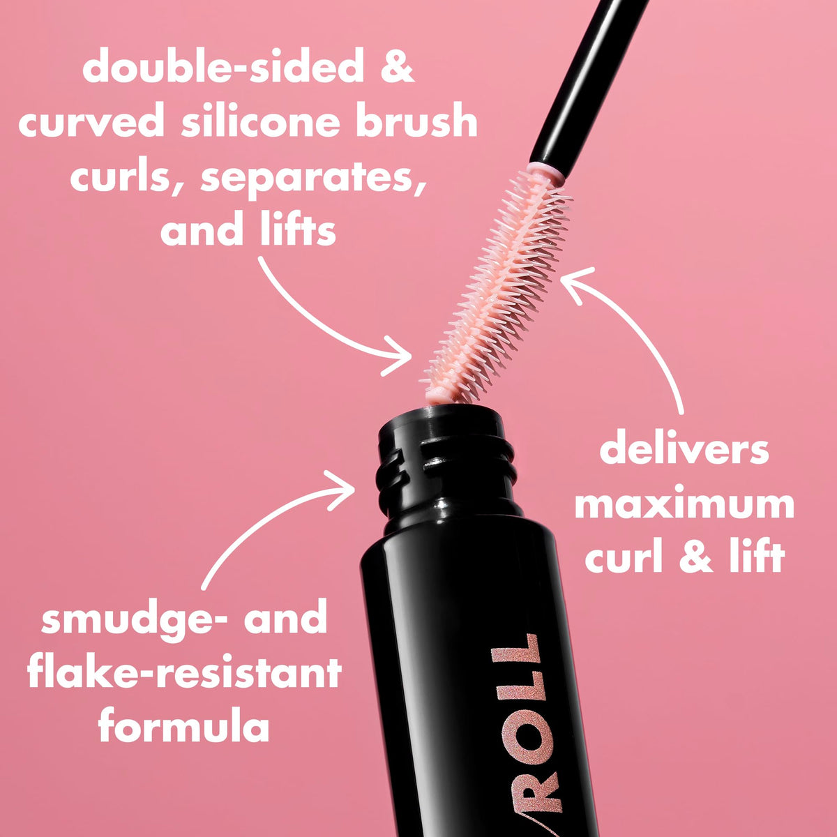 e.l.f. Lash 'N Roll Mascara, Curling Mascara For Visibly Lifted Lashes, Lifts & Separates Lashes. Long-Lasting Formula, Vegan & Cruelty-Free, Black Beauty & Personal Care e.l.f.