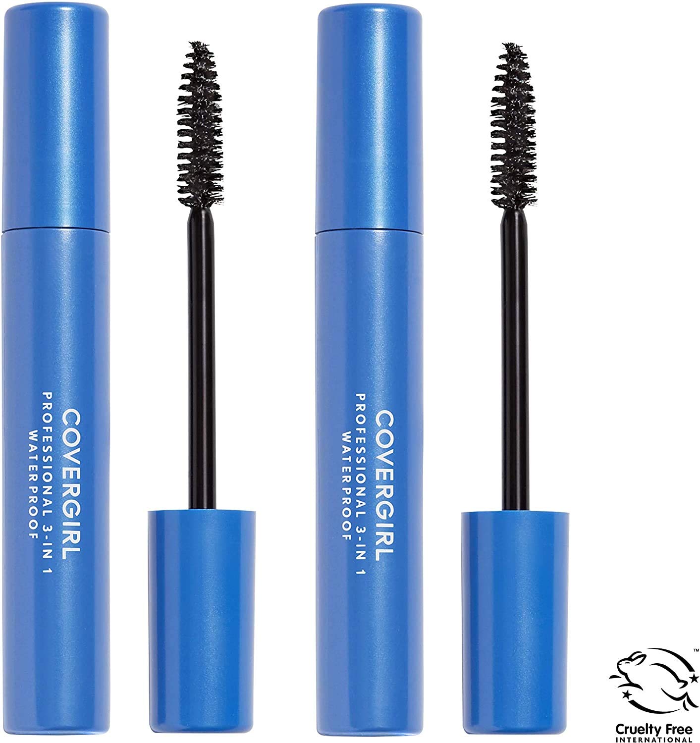 COVERGIRL Professional All-in-One Waterproof Mascara Very Black 225, 1 Count(Pack of 2) Beauty and Personal Care COVERGIRL