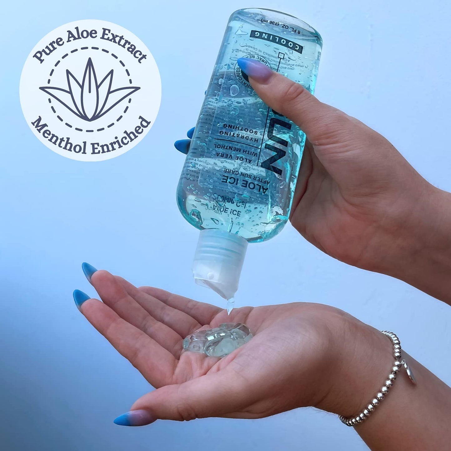 Sun Laboratories by Giesee Aloe Vera Ice Gel - Pure Organic Aloe Vera Gel, After Sun Lotion with Aloe for Sunburn Relief, Natural Aloe Vera Gel Beauty & Personal Care Sun Laboratories by Giesee