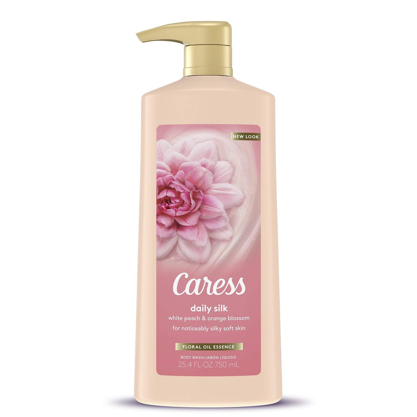 Caress Hydrating Body Wash with Pump For Noticeably Silky Soft Skin Daily Silk Extract and Floral Oil Essence 25.4 oz Beauty & Personal Care Caress