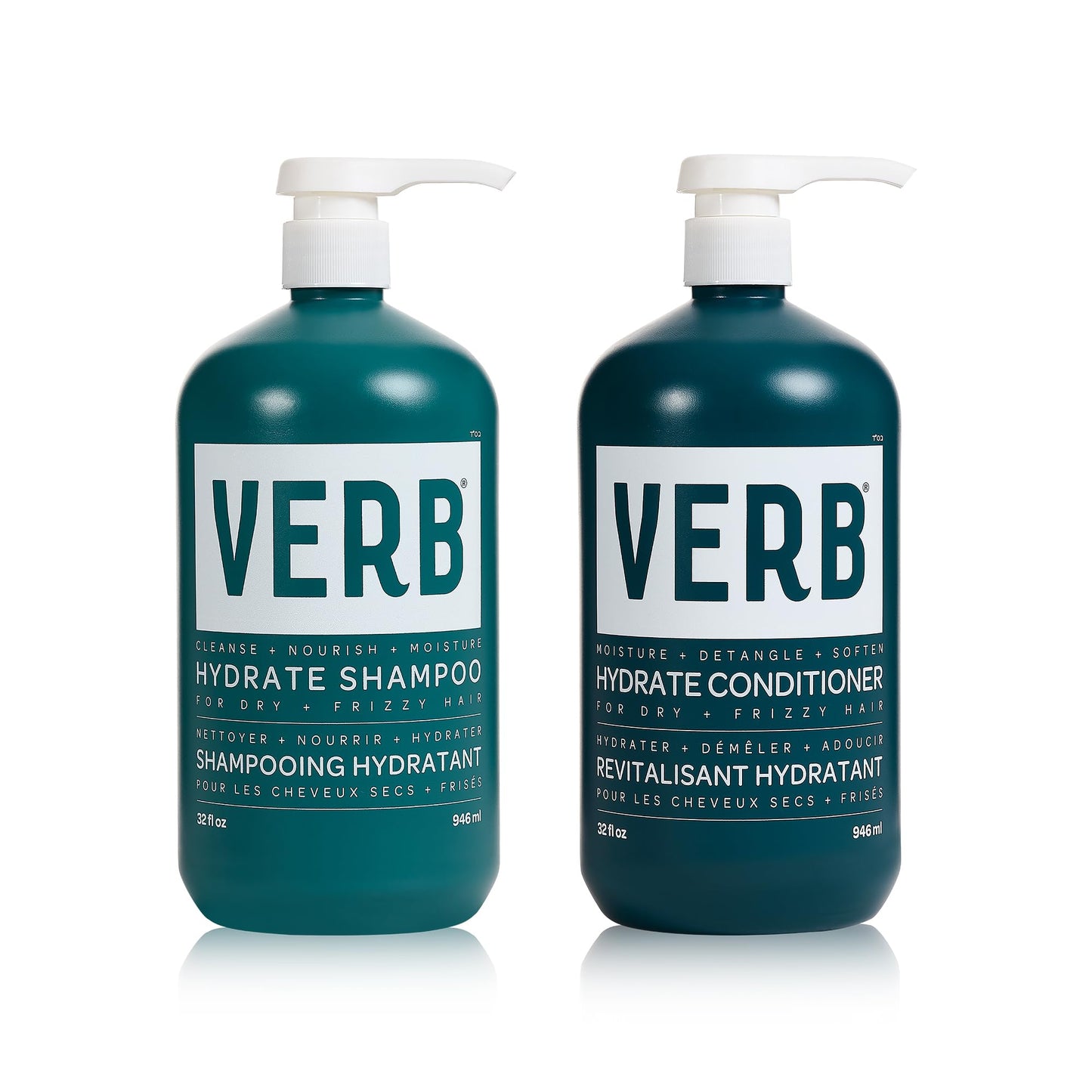 Verb Hydrate Shampoo & Conditioner Duo, 32 oz Beauty & Personal Care VERB