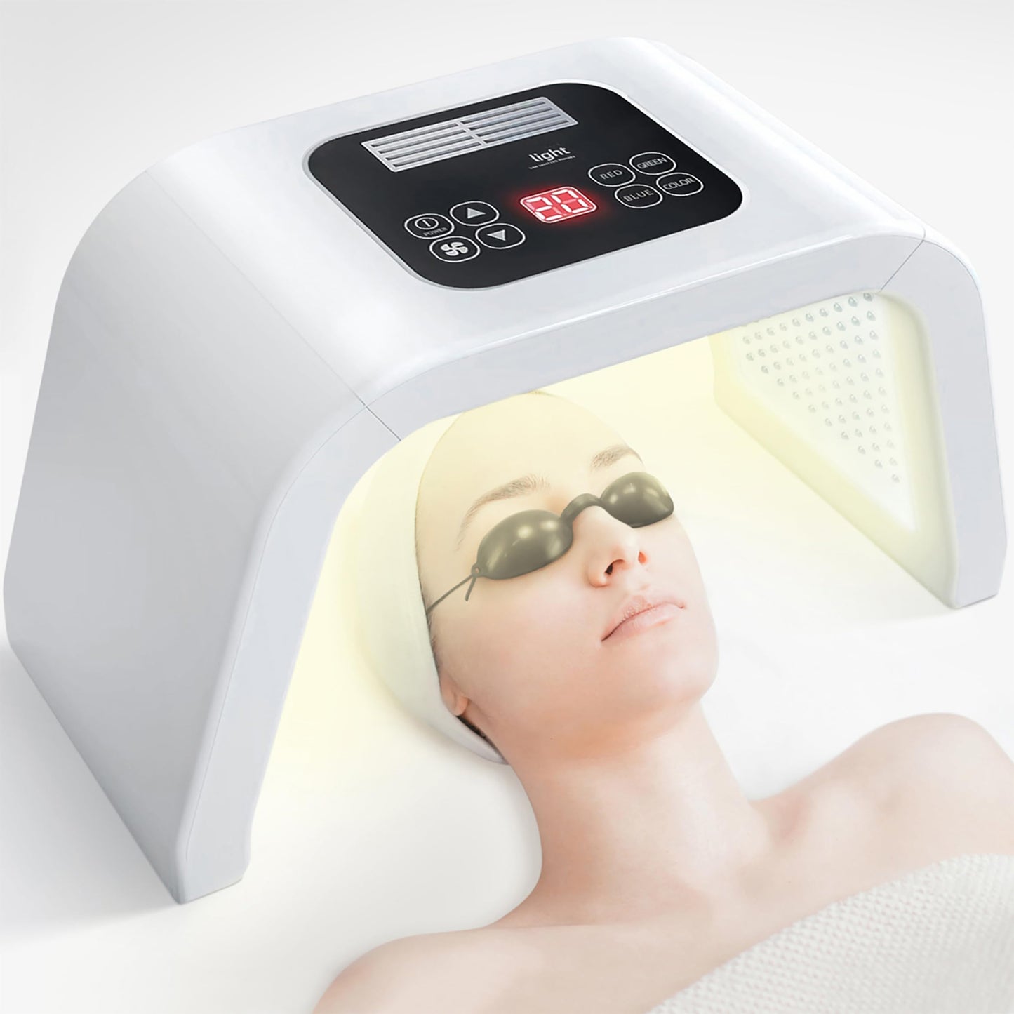 Red-Light-Therapy-for-Face, 7 Color Light Therapy LED Face Mask SPA Equipment Beauty & Personal Care LOUDYKACA