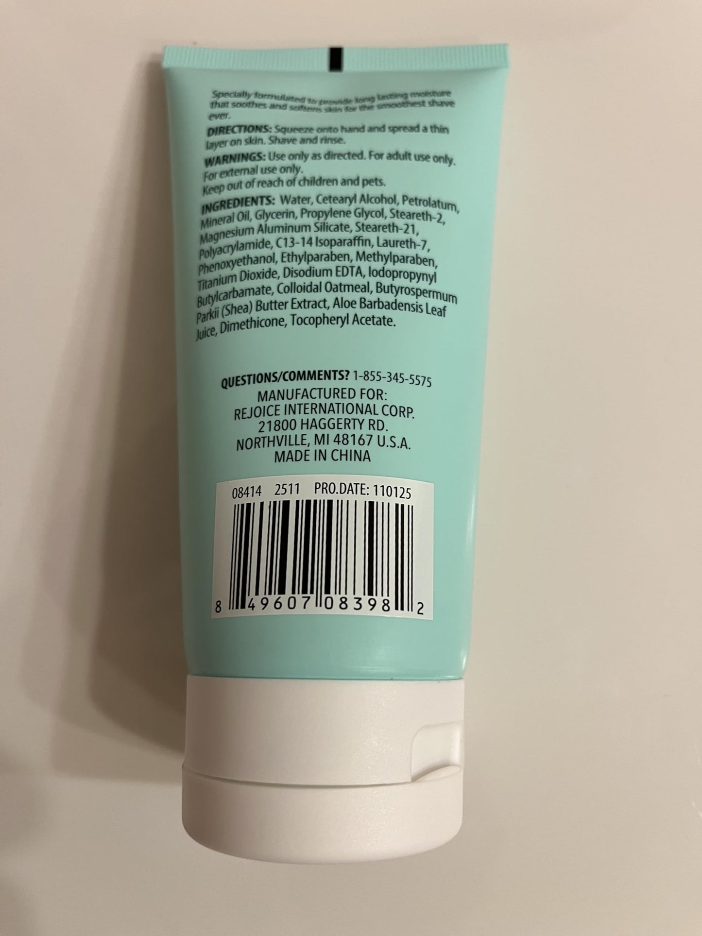 Spa Luxury Sensitive Shave Cream with Colloidal Oatmeal and Shea Butter, Advanced Moisturizing Formula, 6 fl oz Beauty and Personal Care Spa Luxury