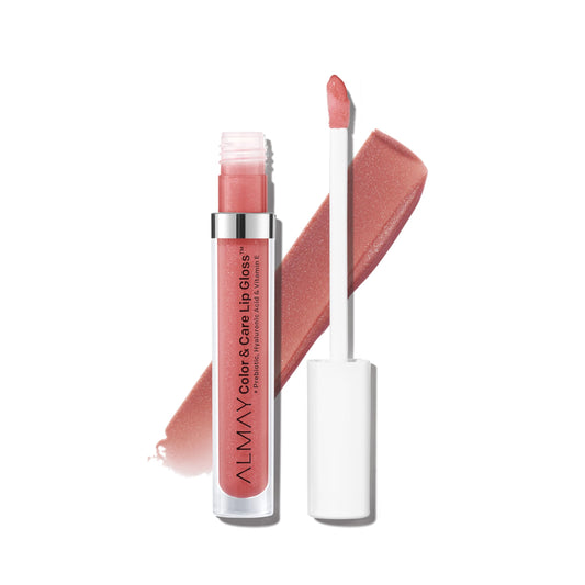 Almay Color & Care Hydrating Lip Gloss, Soft Natural Hues, Prebiotic Complex, Hyaluronic Filling-Sphere Technology, 200 Rose Glow, 0.1 Fl Oz Beauty & Personal Care Almay