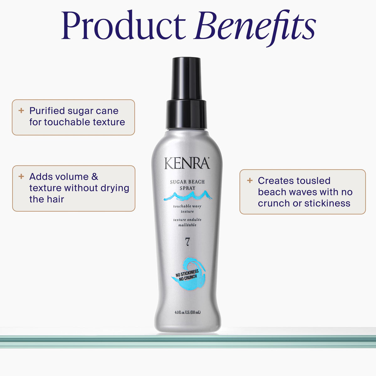 Kenra Professional Sugar Beach Spray 7 | Texturizing Spray | Adds Volume & Texture Without Drying Hair | No Crunch Or Stickiness | All Hair Types | 4