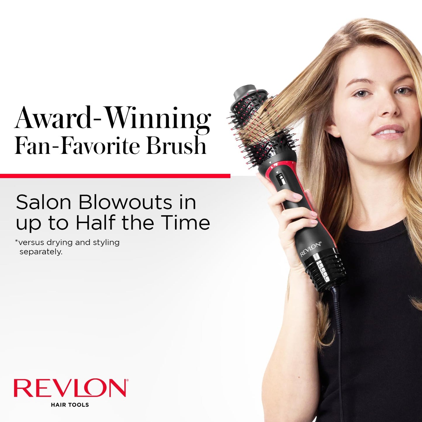 REVLON One Step Volumizer PLUS Hair Dryer and Styler - More Volume, Less Damage, and More Styling Control for Easy and Fast Salon-Style Blowouts, Plus Beauty & Personal Care REVLON