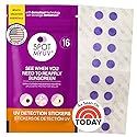 SpotMyUV UV Detection Stickers for Sunscreen with Patented Dermatrue SPF Sensing Technology, Know When to Reapply Sunscreen to Help Prevent Sunburn Beauty & Personal Care SPOTMYUV
