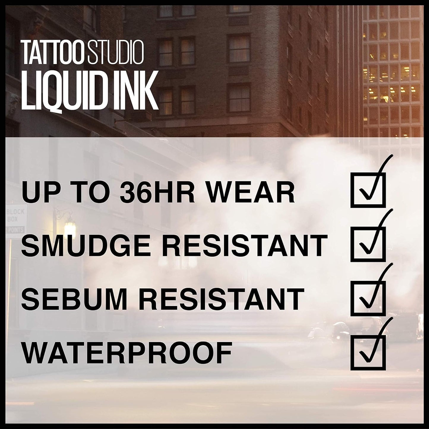 Maybelline TattooStudio Liquid Ink Longwear Liquid Eyeliner Makeup, Dark Henna Brown, 1 Count Beauty & Personal Care MAYBELLINE