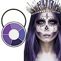 6 Color Purple Face Paint Palette, Professional Body Paint Violet Makeup, Washable Formula, Vibrant Purple Face & Body Paint for Halloween, Cosplay Beauty & Personal Care Js2U ZW