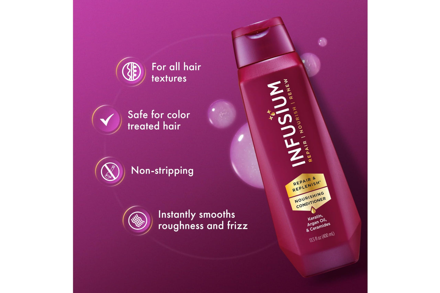 Infusium Moisturize & Replenish Shampoo and Conditoner 13.5oz Each Beauty & Personal Care Infusium
