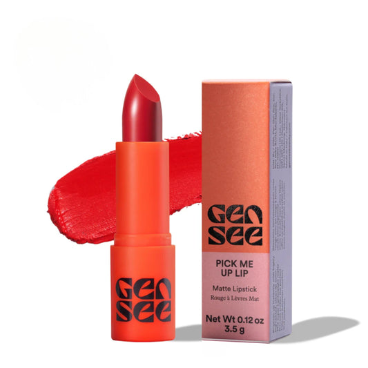 GEN SEE Pick Me Up Lip Matte Lipstick, Irene - Soft Matte Highly Pigmented Comfortable Long Wear Color, Vegan Cruelty-Free, Made in Italy Beauty & Personal Care GEN SEE