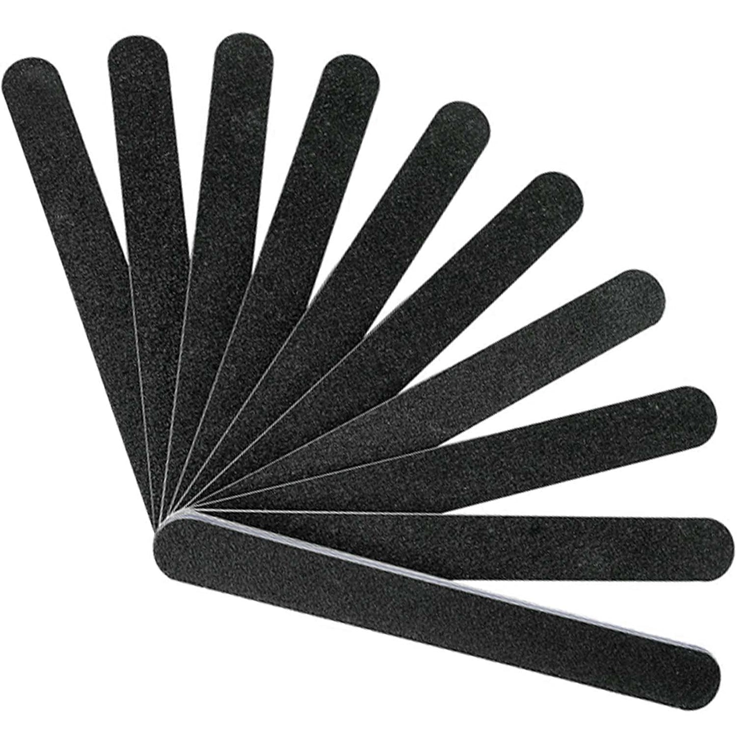 Karlash 10 PCS Professional Double Sided Nail Files Emery Board Grit Black Gel Cosmetic Manicure Pedicure Beauty & Personal Care Karlash