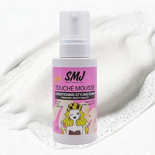 SMJ 360° TOUCHÉ MOUSSE - Curl Defining Foam | Frizz Control & Soft Flexible Hold | for Natural Hair, Braids, Crochet & Protective Styles | No Crunch Beauty & Personal Care SMJ