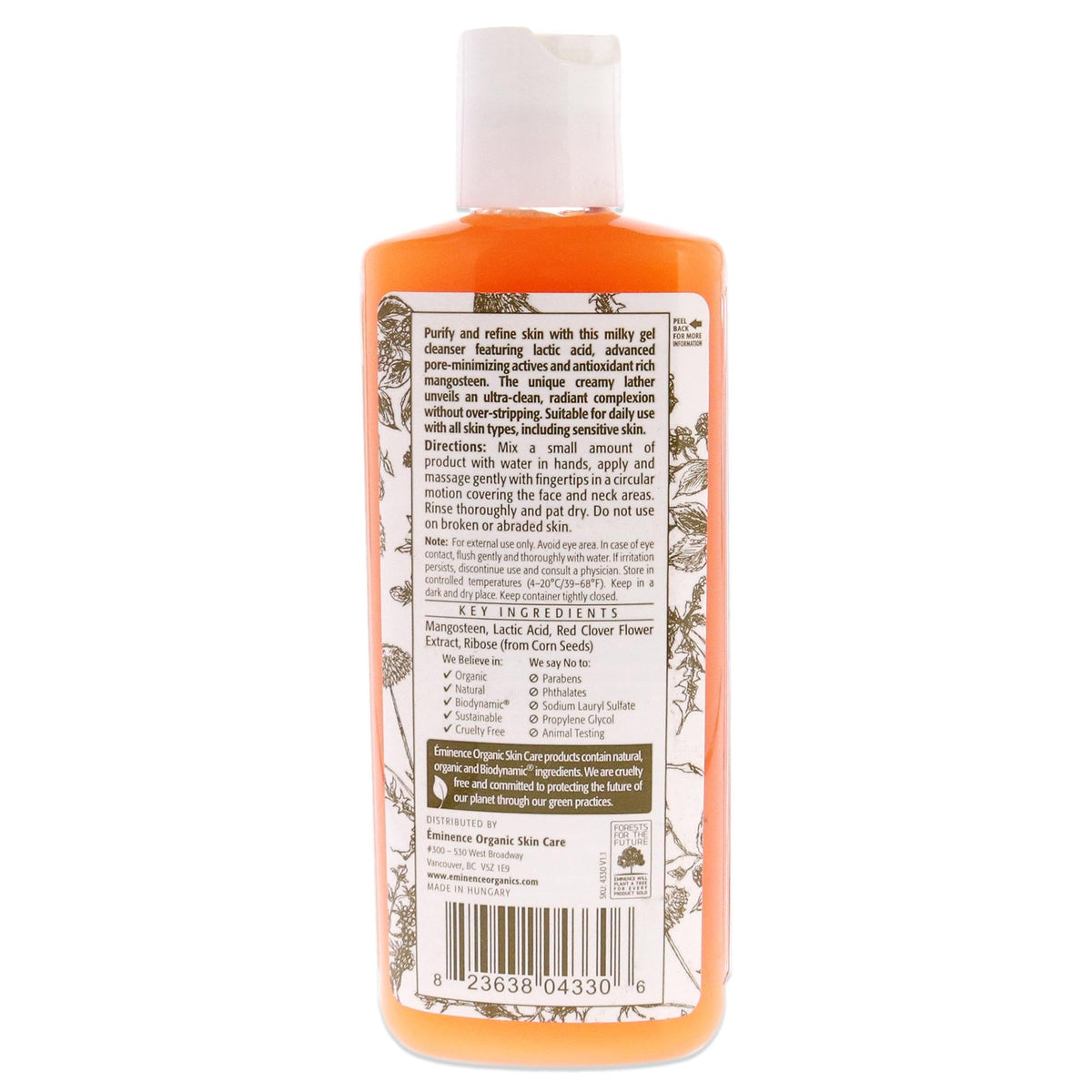 Eminence Organic Skincare Mangosteen Daily Resurfacing Cleanser, 4.2 Ounce Beauty & Personal Care Eminence