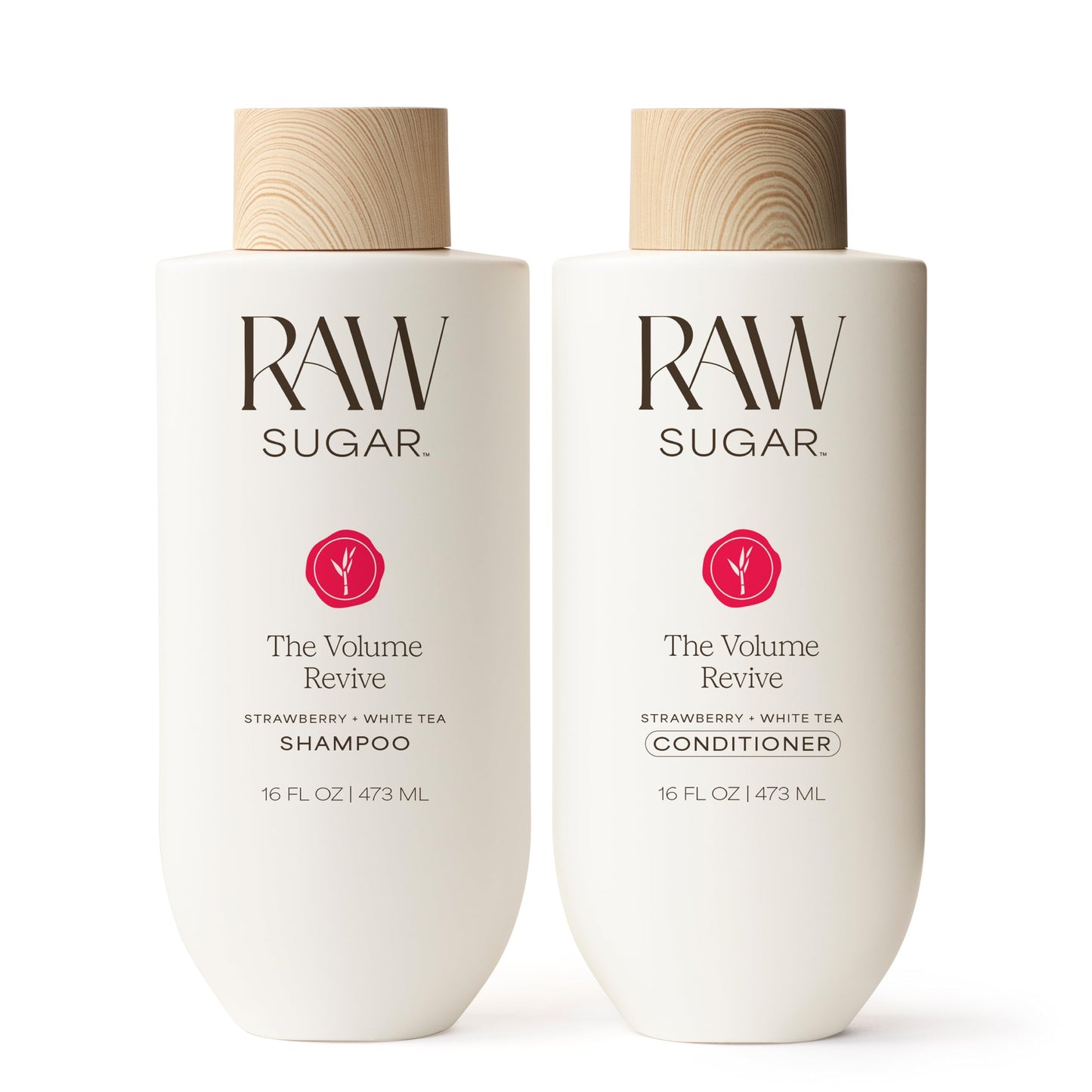 Raw Sugar Shampoo and Conditioner Set, The Volume Revive Hair Care Duo, 16 Fl Oz (2 Products) Boosts Volume, A Volumizing Haircare Bundle, Without Beauty & Personal Care RAW SUGAR