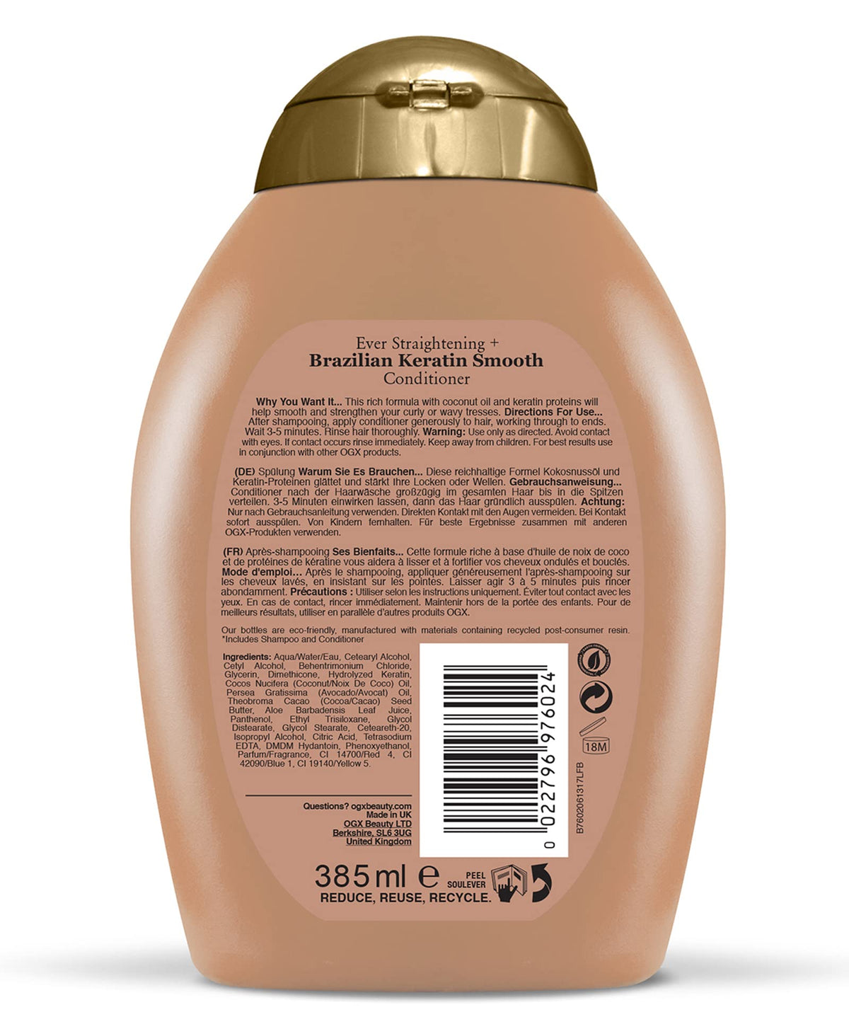 OGX Conditioner Brazilian Keratin Therapy 13 Ounce