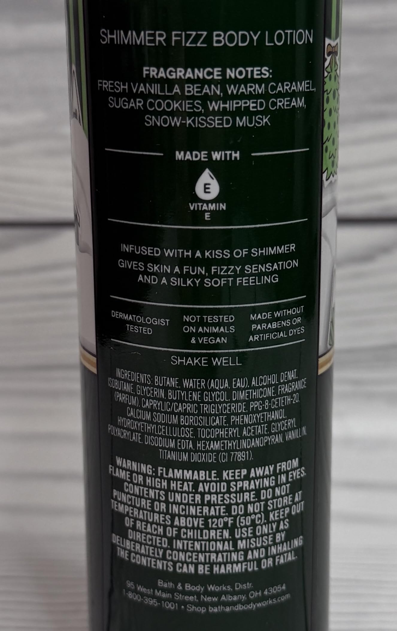 Bath & Body Works Vanilla Bean Noel Fizz Shimmer Body Lotion 3.5 Ounces Each Pack of 2 Beauty & Personal Care Bath & Body Works