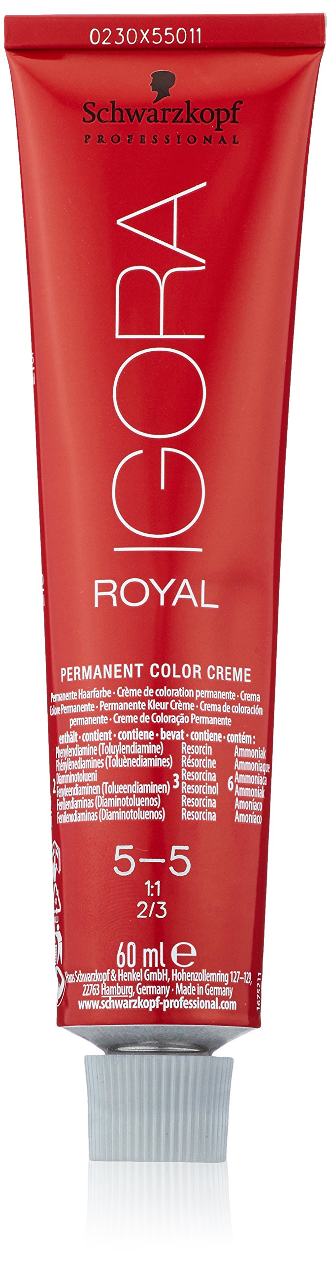 Schwarzkopf IGORA ROYAL 5-5 Light Brown Gold 60ml Beauty & Personal Care Schwarzkopf