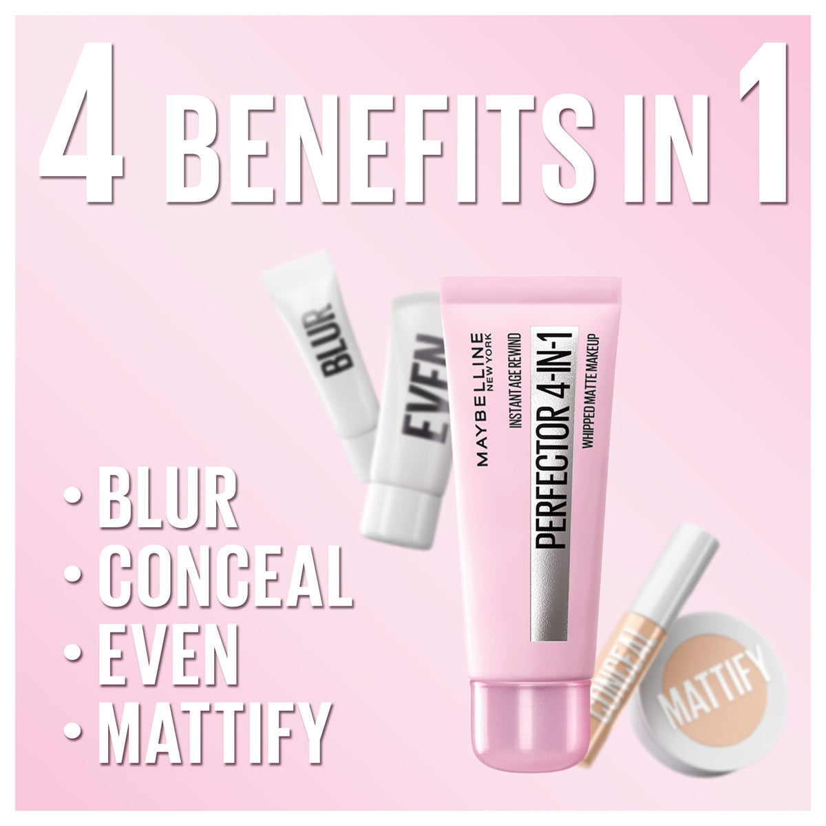 Maybelline Instant Age Rewind Instant Perfector 4-In-1 Matte Makeup, 00 Fair/Light, 1 Count Beauty & Personal Care MAYBELLINE