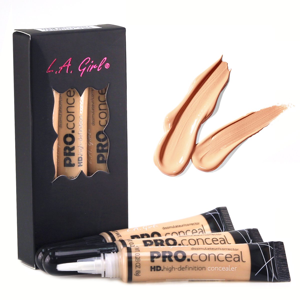 LA Girl HD Conceal High Definition Pro Concealer 13 Color Choices (Natural) Beauty & Personal Care La Fresh