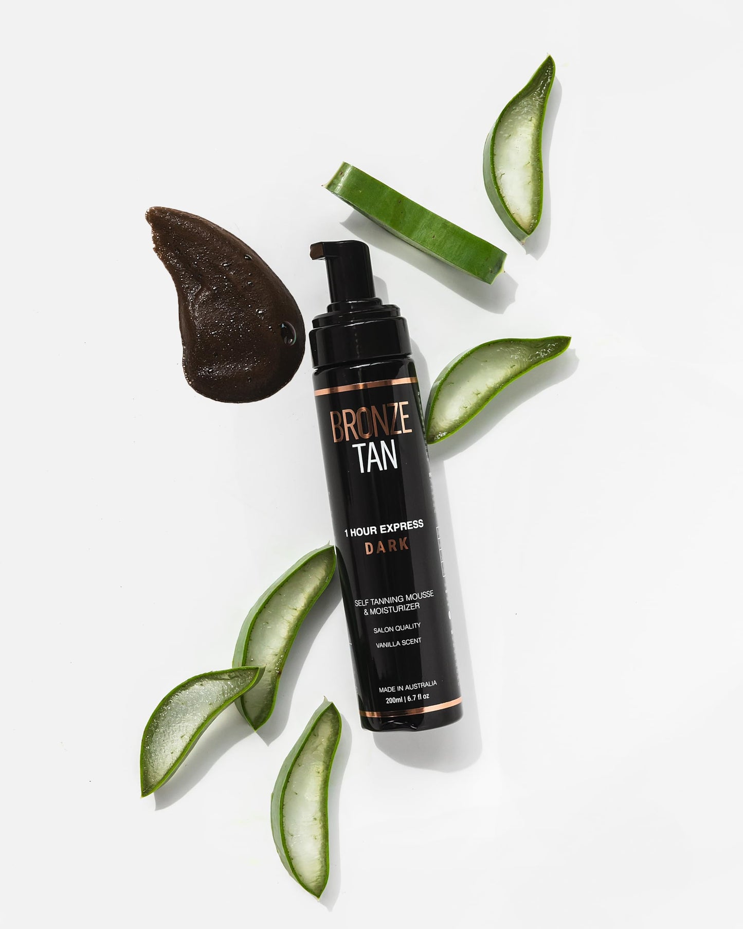 Bronze Tan Self Tanner Mousse Dark Self Tan Foam | Sunless Tanner for all Skin Tones | Salon Quality Fake Tan Vanilla Scented Best Sellers (200 ml Beauty & Personal Care Existing Beauty