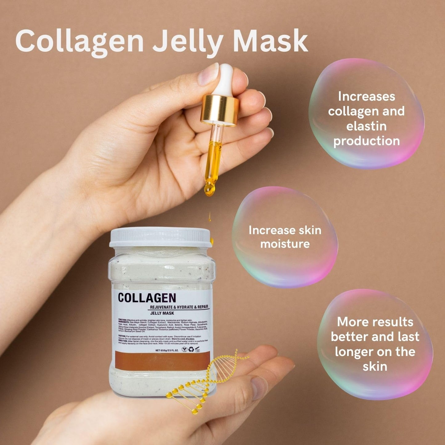 DR MEINAIER Jelly Masks for Facials Professional - Collagen Face Mask Jelly Powder - Jelly Face Mask Peel Off - Professional Face Mask Powder Beauty & Personal Care DR MEINAIER
