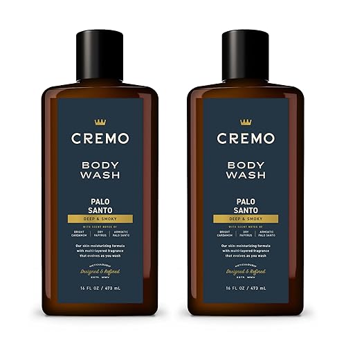 Cremo Rich-Lathering Palo Santo (Reserve Collection) Body Wash, Notes of Bright Cardamom, Dry Papyrus and Aromatic Palo Santo, 16 Fl Oz (2-Pack) Beauty & Personal Care Cremo