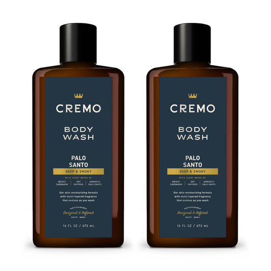 Cremo Rich-Lathering Palo Santo (Reserve Collection) Body Wash, Notes of Bright Cardamom, Dry Papyrus and Aromatic Palo Santo, 16 Fl Oz (2-Pack) Beauty & Personal Care Cremo