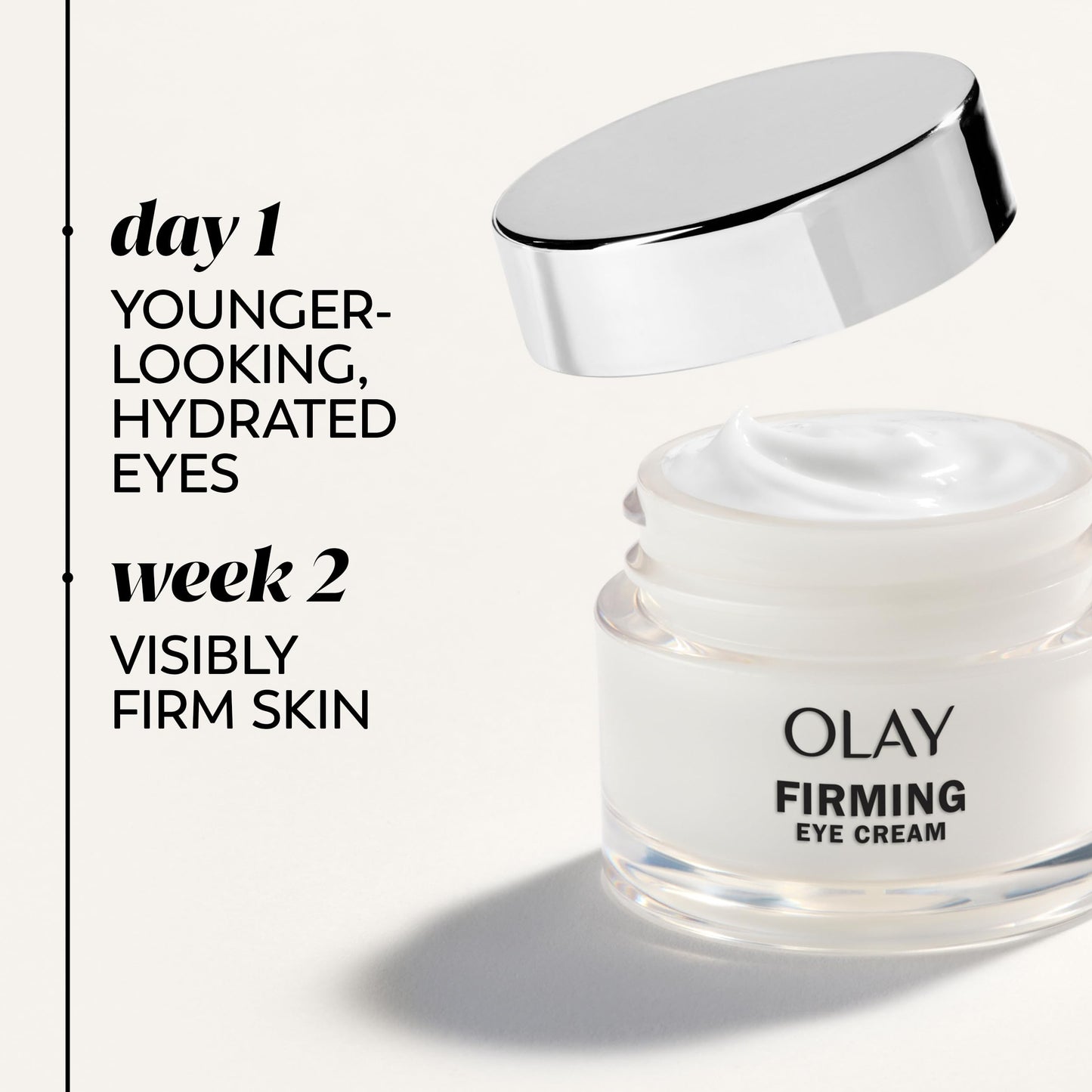 Olay Firming Eye Cream, Fragrance-Free, Collagen Peptide - Firm Skin Around the Eyes, 0.5 Fl Oz Beauty & Personal Care Olay