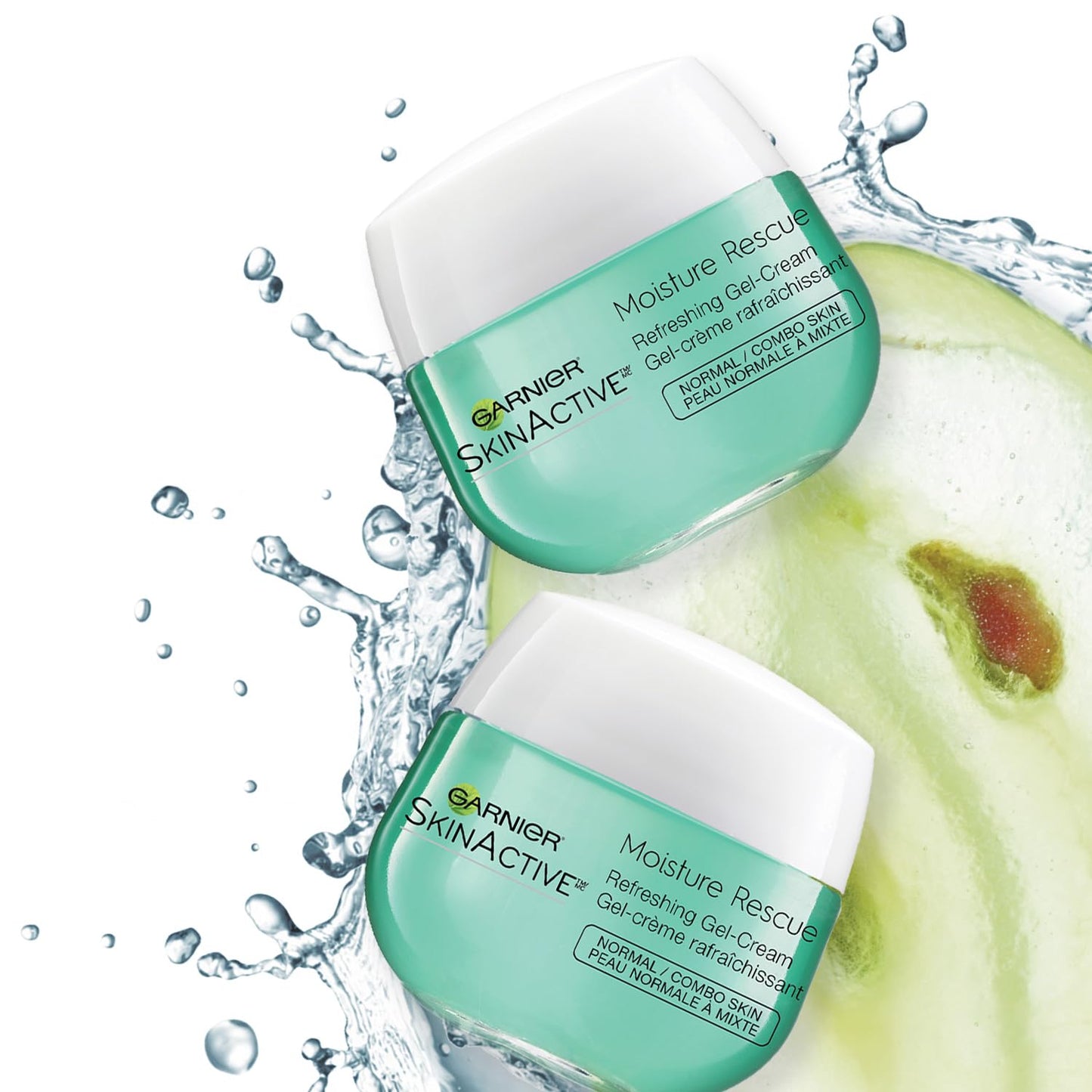 Garnier Moisture Rescue Refreshing Gel-Cream for Normal/Combo Skin, Oil-Free, 1.7 Oz (50g), 2 Count (Packaging May Vary) Beauty & Personal Care Garnier