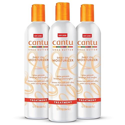 Cantu Daily Oil Moisturizer with Shea Butter, 13 fl oz (Pack of 3) Beauty & Personal Care Cantu