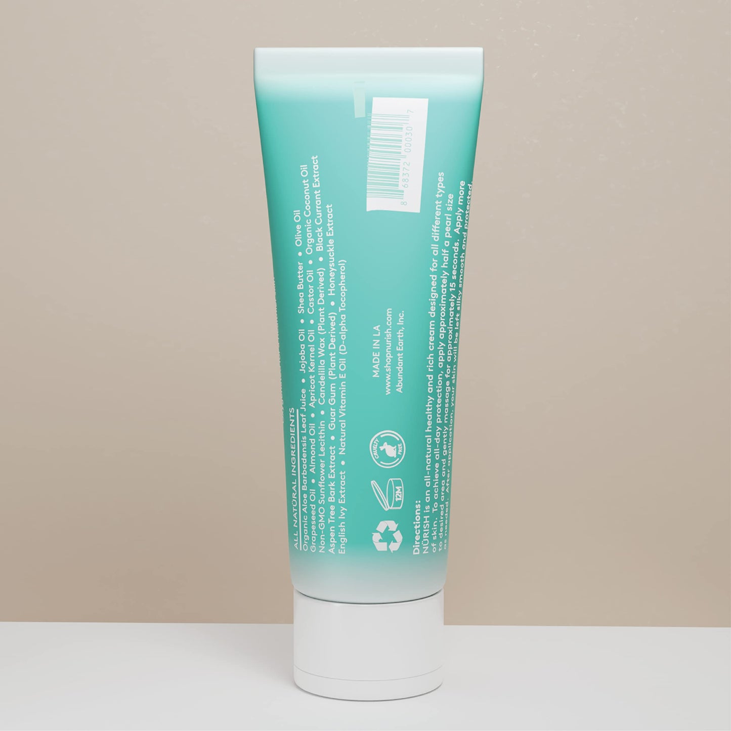 NURISH Advanced Moisturizer with Micro Hydro Beads| Natural & Vegan | Hand & Body Moisturizer for Normal & Dry Skin | Non-Comedogenic | Use 1/4 as Beauty & Personal Care NÜRISH
