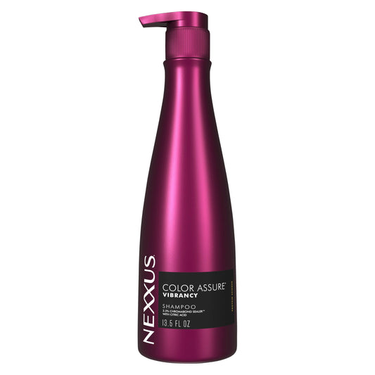 Nexxus COLOR ASSURE Shampoo for Vibrancy for Color Treated Hair Powered by CHROMABOND SEALER with Citric Acid 13.5 oz Beauty & Personal Care Nexxus