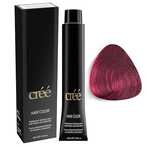 Cree Professional 7.26 - Red Irisee Permanent Hair Color - Long Lasting, Rich Vibrant - Gray Coverage 100ml - 3.4 fl.oz. Beauty & Personal Care Créé