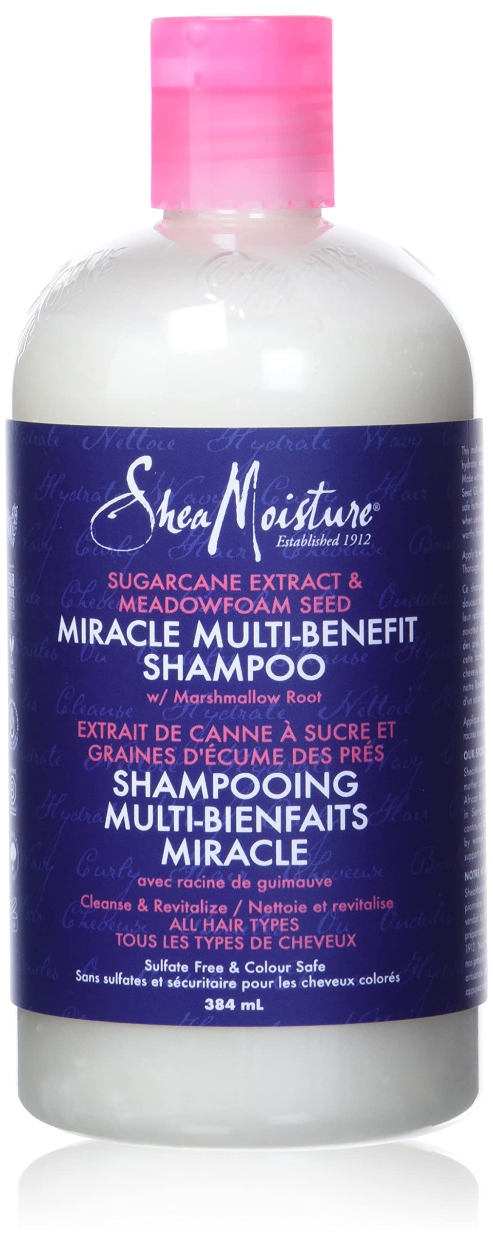 SheaMoisture Silicone Free Shampoo for Dry Hair Sugarcane Extract and Meadowfoam Paraben Free Shampoo 13 oz Beauty & Personal Care SheaMoisture