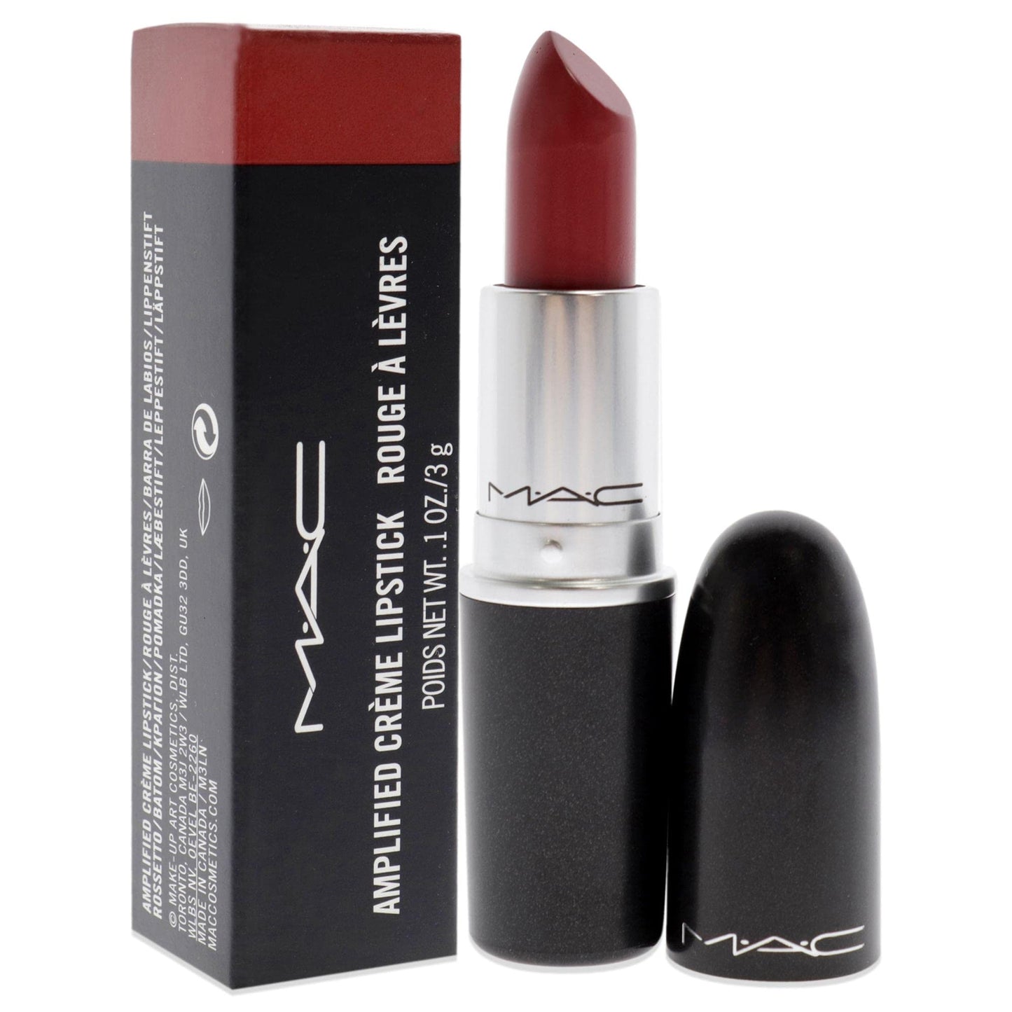 MAC Amplified Creme Lipstick - Brick O La Lipstick Women 0.1 oz Beauty & Personal Care MAC