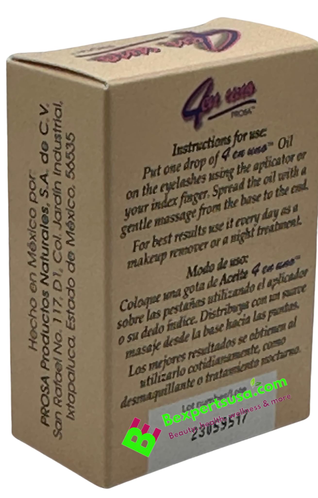 Oil for Enlarging Eyelashes by Prosa Beauty & Personal Care Prosa