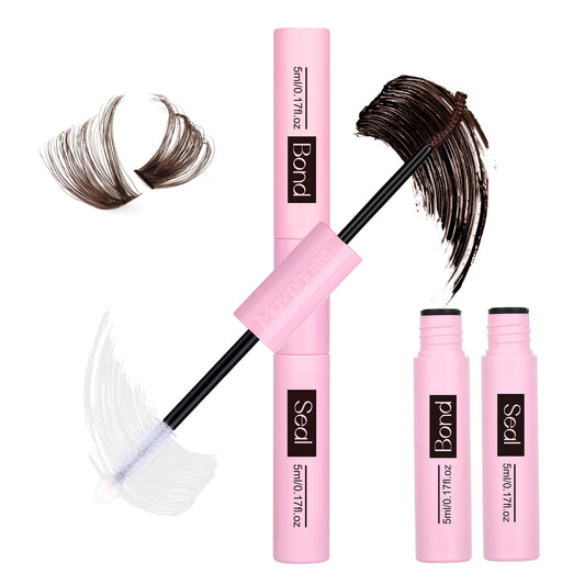 Mavphnee Lash Bond and Seal Brown Lash Glue Strong Hold Eyelashes Bond and Seal 72 Hours Long Lasting Eyelash Glue Waterproof Dark Brown Eyelash Beauty and Personal Care Mavphnee Default Title