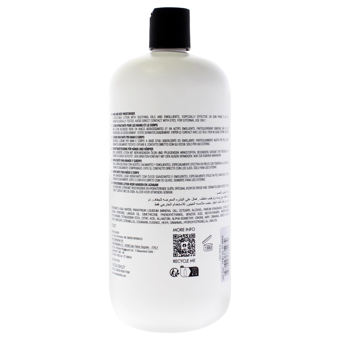Alyssa Ashley Musk Body Lotion - Lotion for Women and Men - Body Cream for Smooth, Moisturized Skin - Citrus and Bergamot Top Notes - 25.3 oz Beauty & Personal Care ALYSSA ASHLEY