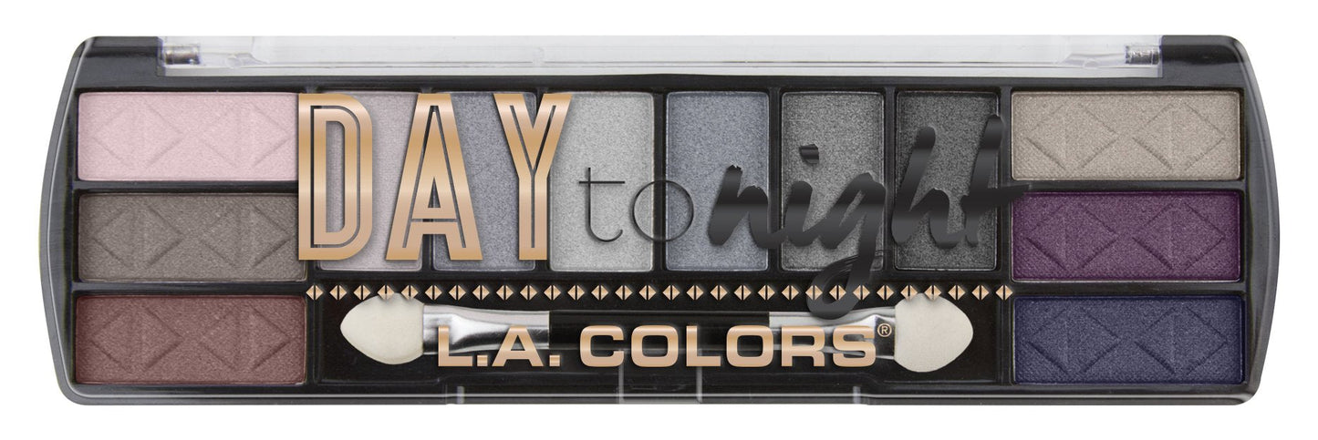 L.A. COLORS Day to Night 12 Color Eyeshadow, Evening CES431 Beauty & Personal Care L.A. COLORS