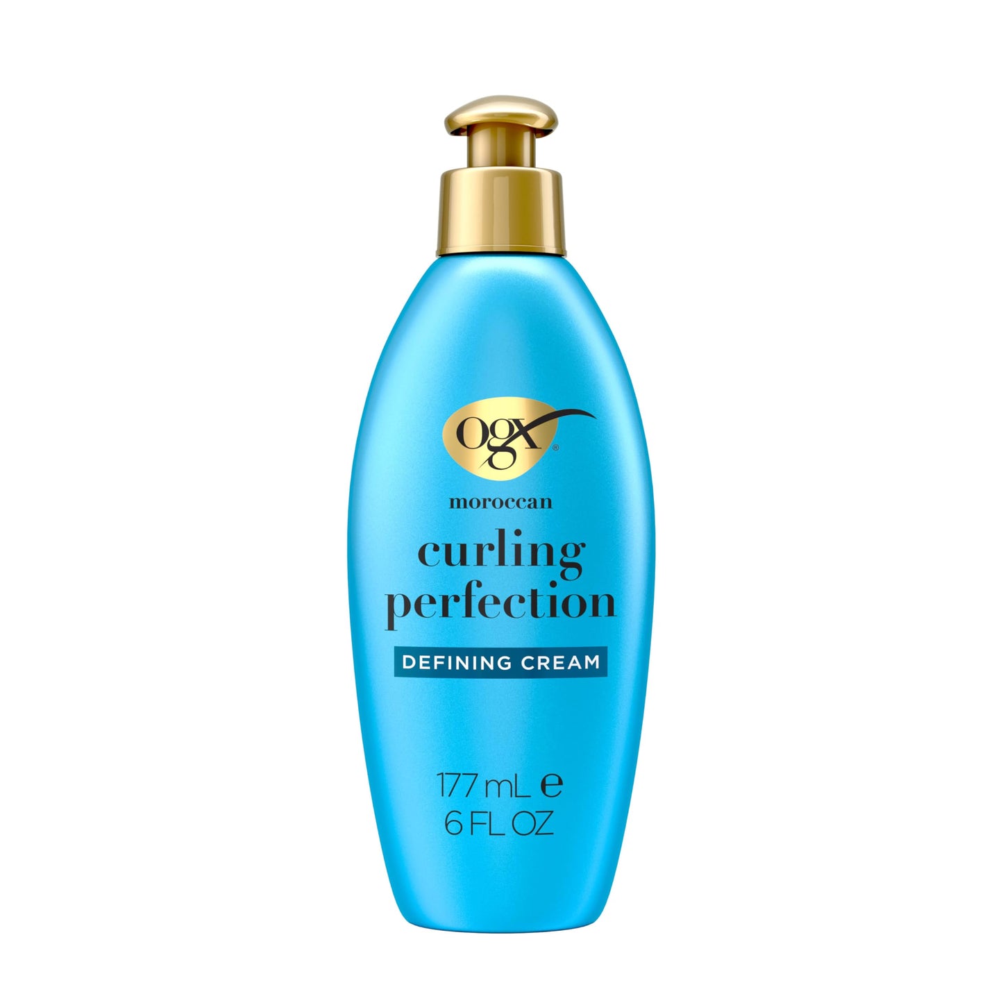 OGX Argan Oil of Morocco Curl-Defining Styling Cream, Anti-Frizz Curl Cream for Curly Hair & All Textures, Cold-Pressed Argan Oil, Paraben-Free Beauty & Personal Care OGX
