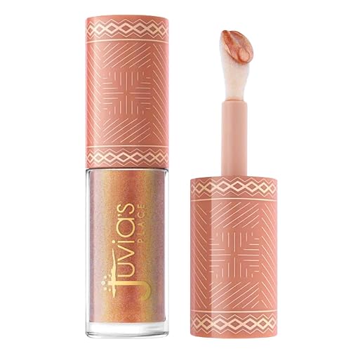 Juvia's Place Nubian Earth Glass Gloss Lip Gloss Oasis - Non-sticky Lip Makeup, Hydrating, Tinted Lip Gloss, Shine & Glow Lip Makeup, Beauty & Beauty & Personal Care Juvia's Place