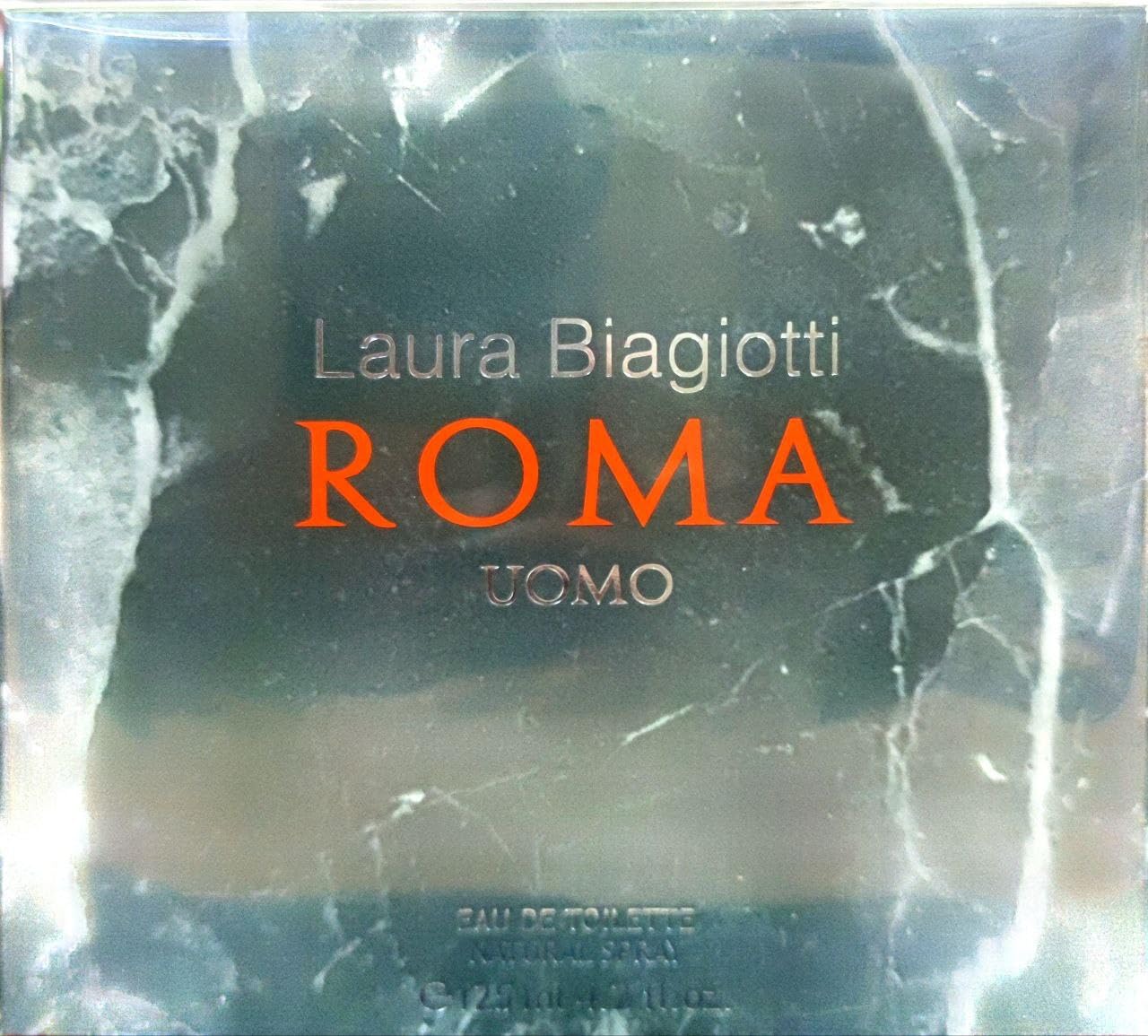 Laura Biagiotti Roma for Men - Classic and Elegant Scent - Opens with Grapefruit, Bergamot and Basil - Reveals Your Seductive and Masculine Side Beauty & Personal Care Laura Biagiotti