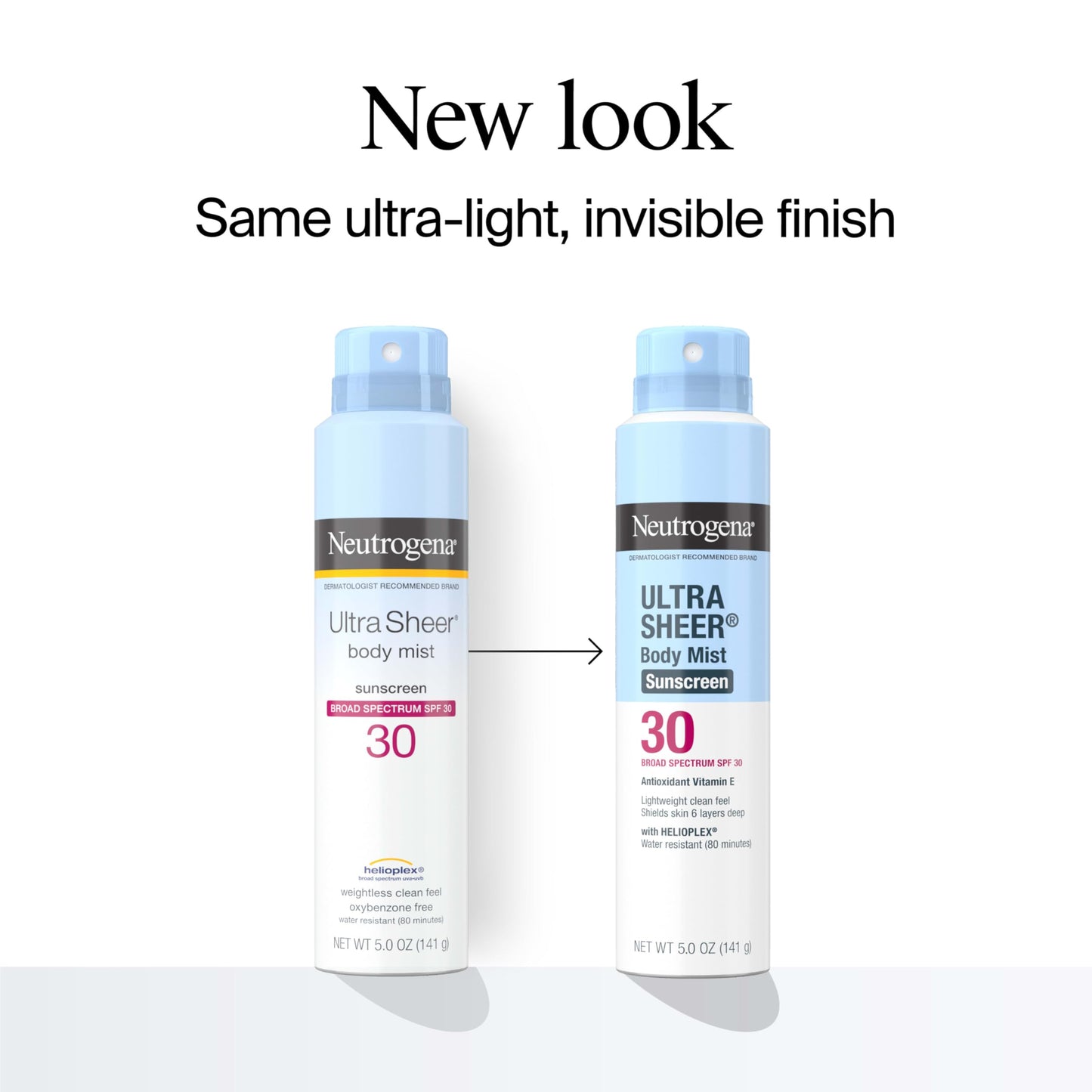 Neutrogena Ultra Sheer Sunscreen Spray SPF 30 Body Mist, Lightweight Non-Greasy Broad Spectrum UVA/UVB Protection, Oil-Free & Non-Comedogenic Water Beauty & Personal Care Neutrogena