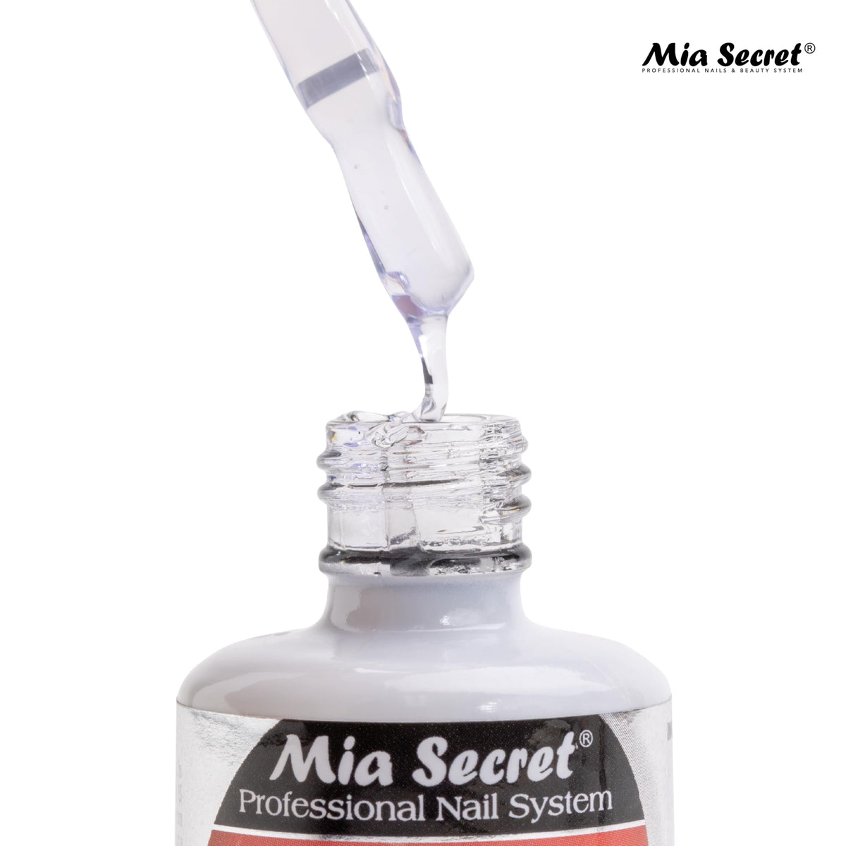 Mia Secret Rubber Base & Top Gel UV-LED topcoat for shiny nail finish