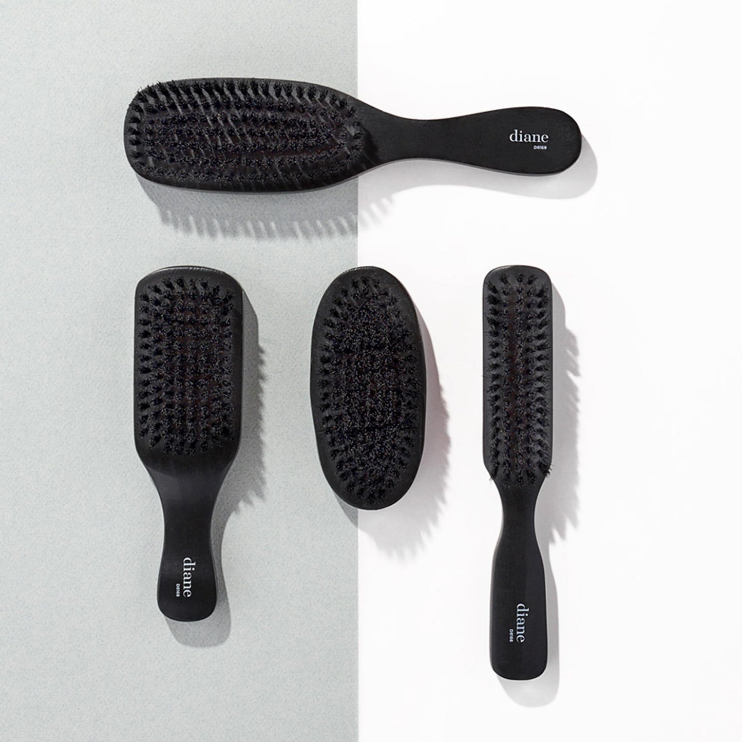 Diane 100% Boar Bristle Military Brush for Men and Women - Waves, Detangling, Smoothing Fine to Medium Hair, Restores Shine and Texture Beauty & Personal Care Diane