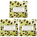 Toeah Botanic 1.9oz Soaps, Cucumber Olive Oil, 3 Pack Beauty & Personal Care Greenwich Bay